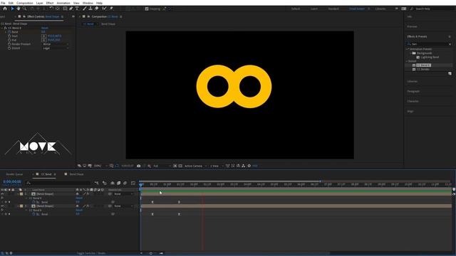 How to use "CC Bend It" to your logo animation - After effects tutorial смотреть онлайн