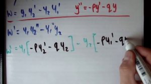 Differential Equations 14 a : Derivation of the Wronskian