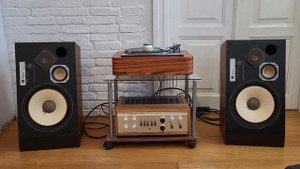 Talking Heads - Burining Down The House on JBL L100 and Luxman sq38fd tube amplifier