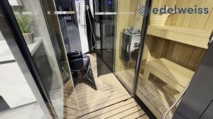 Душевая кабина Orans RS-89103 RS BLACK с сауной