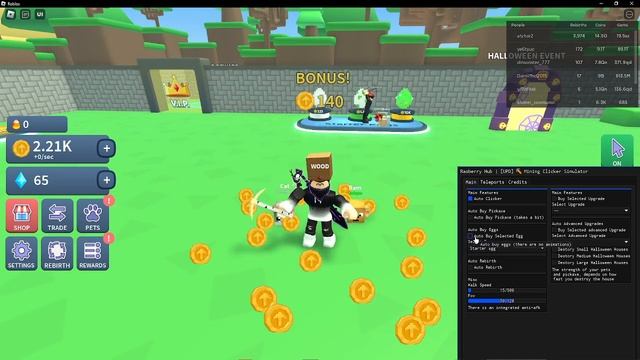 ? НОВЫЙ СКРИПТ на Mining Clicker Simulator в Roblox! | БЕСПЛАТНЫЙ АВТО-КЛИКЕР и МНОГОЕ ДРУГОЕ! ? смотреть онлайн