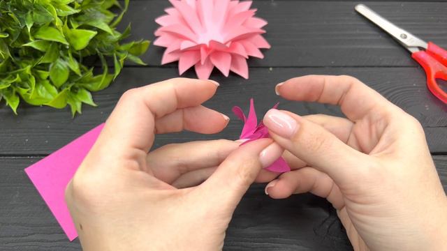 How to make Paper flowers Цветы из бумаги Своими руками