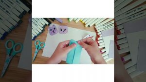 Как сделать мишек из бумаги без клея