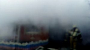 В Курске горел дом на улице Новой Запольной