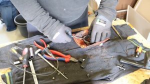 Disassembly of Husqvarna 444 chainsaw for spare parts Бензопила Хускварна 444 на запчасти