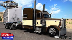 American Truck Simulator, ОПАСНЫЙ ГРУЗ, ЧЕРЕЗ ВСЮ АМЕРИКУ #shorts