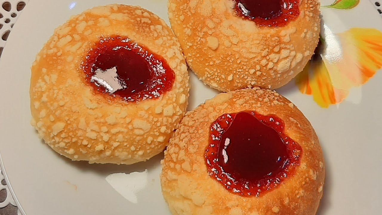 Сдобные булочки с джемом смотреть онлайн