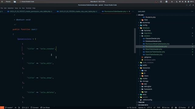 Setup Project for Roles/Permissions | Laravel Splade Tutorial for Beginners смотреть онлайн