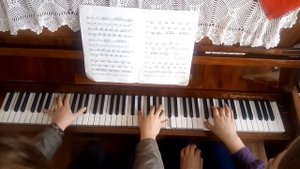 "Времена соборов" (мюзикл "Нотрдам де Пари" ) на фортепіано в 4 руки