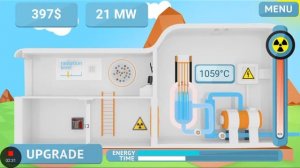 Nuclear.inc gameplay: level 1 experimental reactor