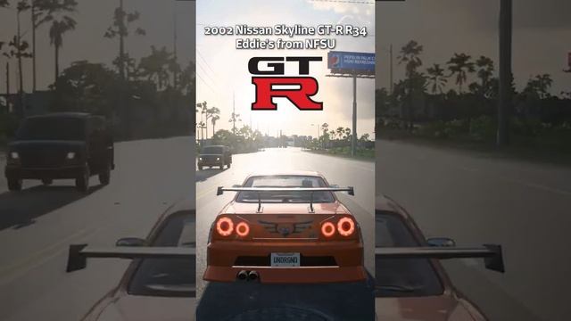 Nissan GT-R Evolution in Need For Speed Heat #shorts