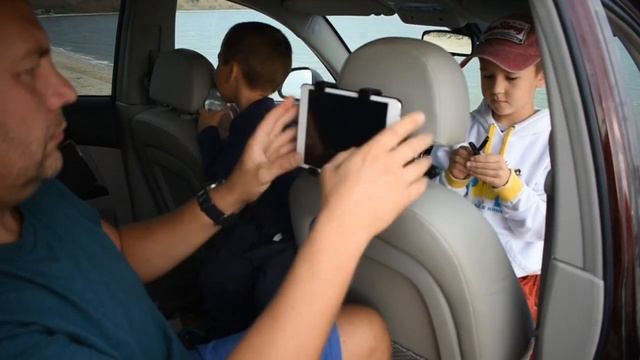 Как легко и просто закрепить планшет к подголовнику смотреть онлайн