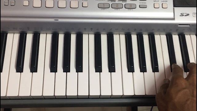 Vaseegara | Zara Zara | Flute intro | keyboard tutorial смотреть онлайн