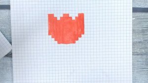 Большие рисунки по клеточкам в тетради / Как нарисовать тюльпан на 8 марта / Лайк АРТ