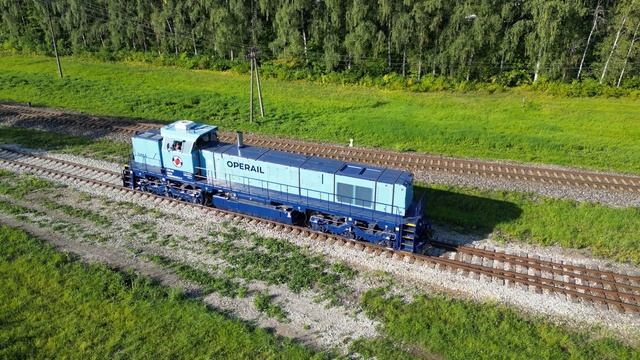 Тепловоз Ц30-М-1573 в депо Тапа / C30-M-1573 at Tapa depot смотреть онлайн