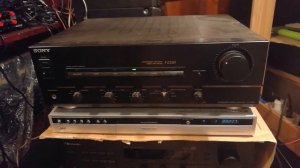 amplifier SONY F435R  sale test (SOLD), LG RH7500, Nakamichi SPS7 speakers