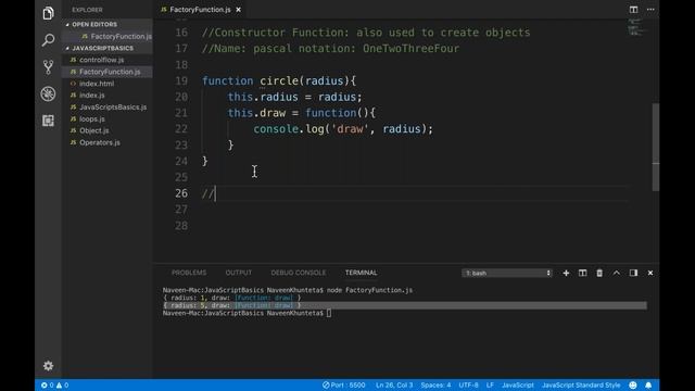 Constructor Function in JavaScript - Part - 6