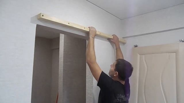 Установка откатной двери.