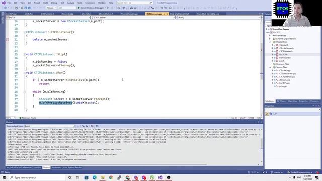 Simple Multi-threading Chat Server using C++ смотреть онлайн