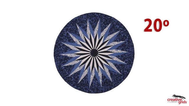 Creative Grids Ten Degree Wedge - CGRCP1