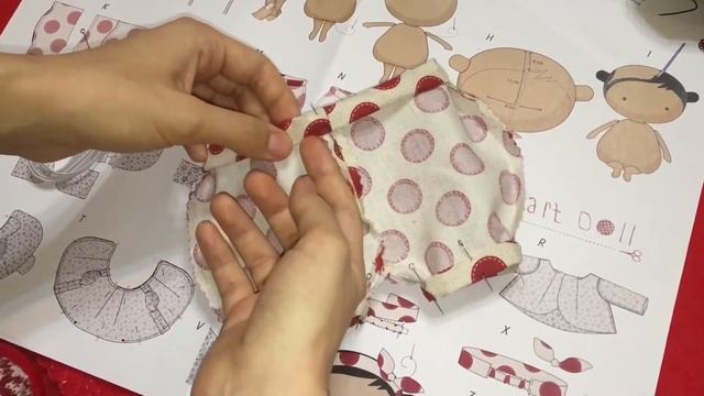 Ободок и штаны для Tilda Sweetheart Doll #2 смотреть онлайн