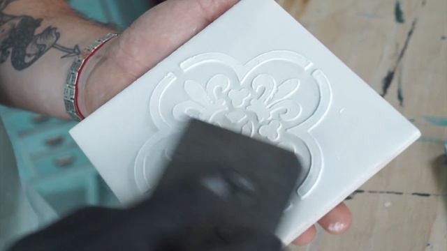 Рама для зеркала из плитки
