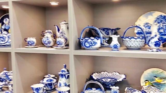 Арт Салон работ  Гжельских мастеров #гжель #салонгжели