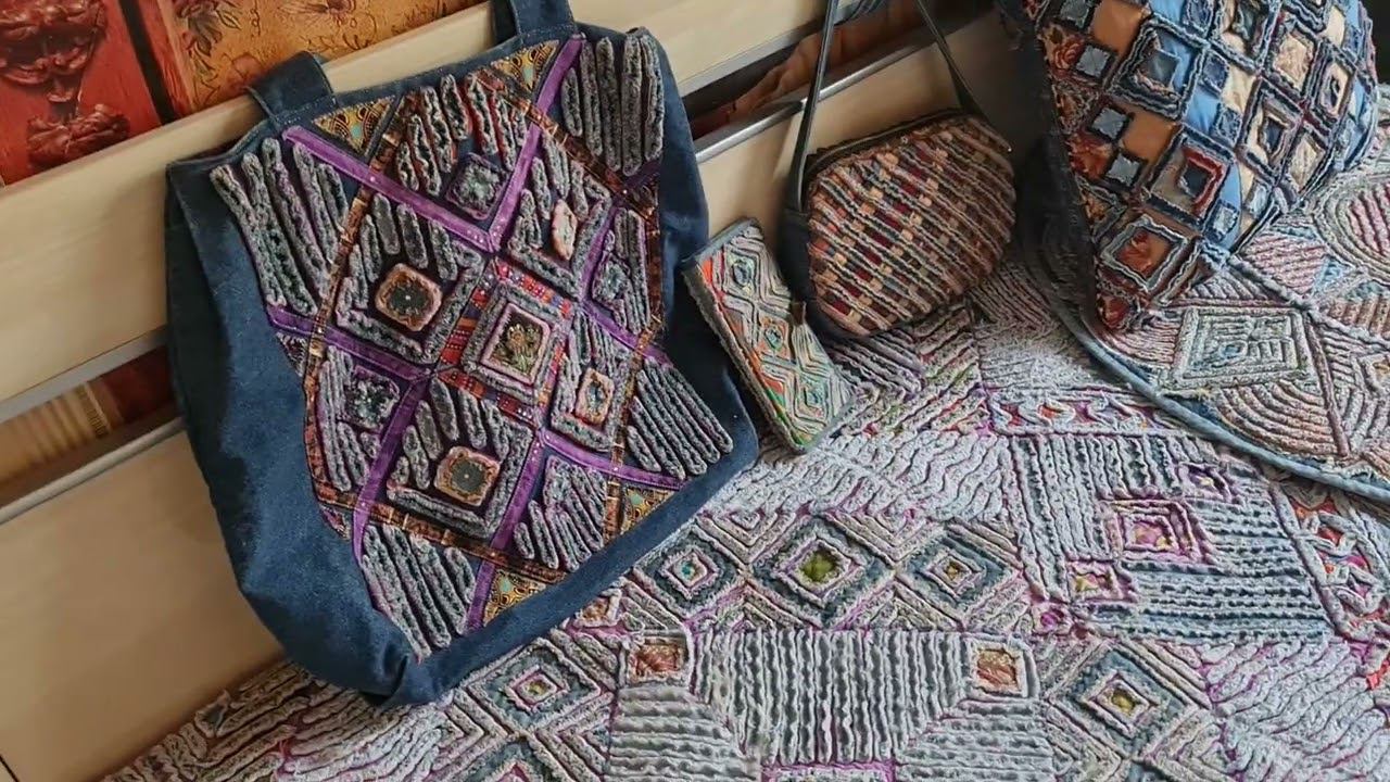 обзор джинсовых ковриков и другие переделки.