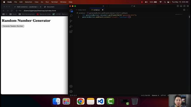 Chapter 32: Javascript Tutorial - What is Math.random in javascript? how can I use math.random?