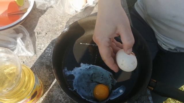 Готовим завтрак на природе