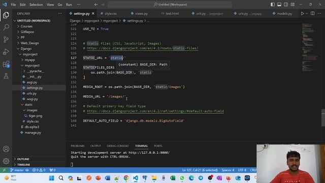 #11 | Django Templates and Images | Python Django Tutorial for Beginners | Full Stack Development