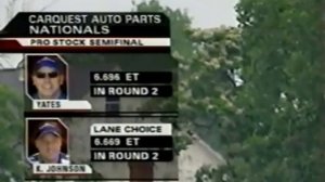 2006 NHRA CarQuest Auto Parts Nationals Pro Stock Eliminations