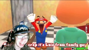 Mario Reacts To Nintendo Memes 7 ft. Luigi Reaction! | FAMILY GUY INTRO!!! | SMG001