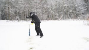 Ледобур НЕРО МИНИ 130, скорость бурения.