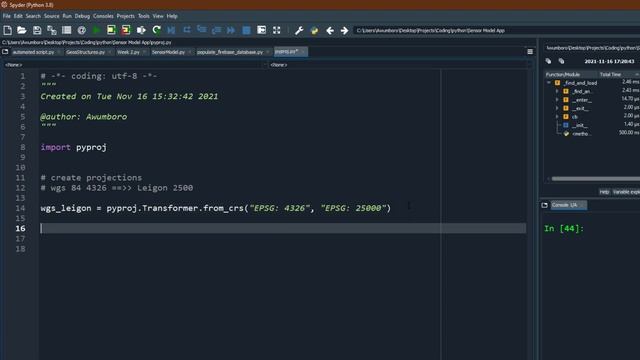 Transform Coordinates between Different Reference Systems using Python Pyproj Library #EPSG #WGS84