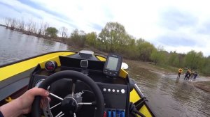Кастом Лодка RIB из ПНД Сивуч водомет 115 л.с