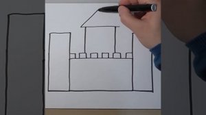 КАК РИСОВАТЬ ЗАМОК ПОЭТАПНО | УРОК РИСОВАНИЯ ДЛЯ ДЕТЕЙ | How To Draw a Castle For Kids
