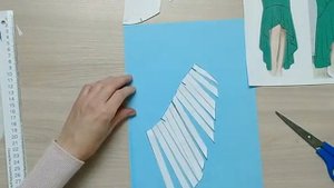 Моделирование волана на фигурном шве
