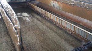 Работа электрофлотатора ! Нашего производства ПромТехВод