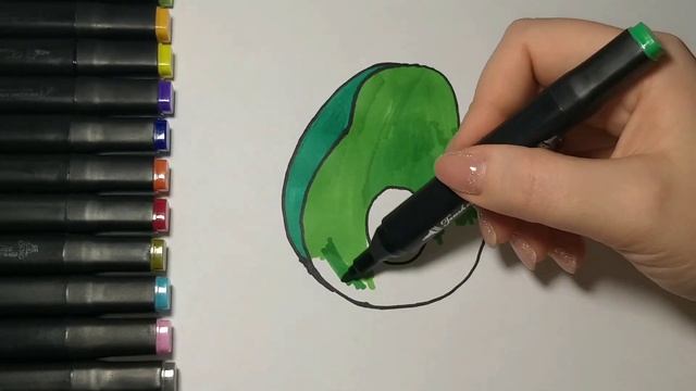 Как рисовать авокадо#раскраскидлядетей#рисуемсдетьми#авокадо смотреть онлайн