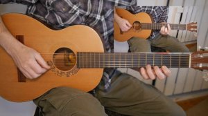 SÄKKIJÄRVEN POLKKA on a LANDOLA GUITAR (Free Transcription)