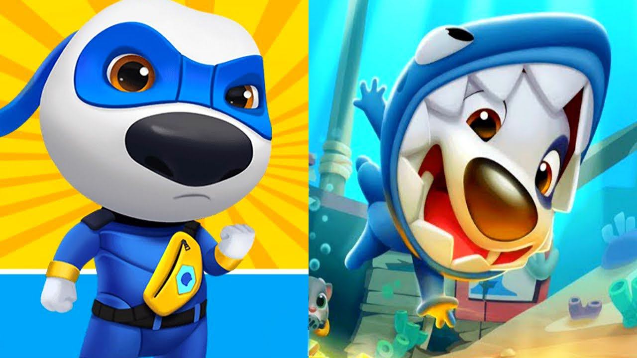 ГОВОРЯЩИЙ ТОМ ПОГОНЯ ГЕРОЕВ #9 Talking Tom Hero Dash Бег за золотом #Мультик смотреть онлайн