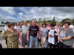 Жители Суджанского района Курской области записали видеообращение к Путину.