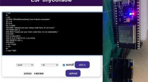 Esp32 tinyConsole demo