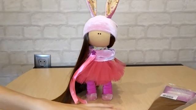 Моя первая интерьерная кукла. Кукла Зайка. смотреть онлайн