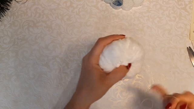 DIYНовогодние шары из плюша#своимируками#