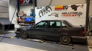 Volvo 850R 19T dyno run 299hp@0.85bar