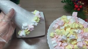Сладкая новогодняя елка из маршмеллоу | DIY Sweet marshmallow tree