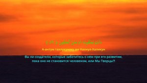 Сура Аль-Ваки'а, аяты с 41 по 74. СЛУШАТЬ КОРАН НА АРАБСКОМ СО СМЫСЛОВЫМ ПЕРЕВОДОМ.