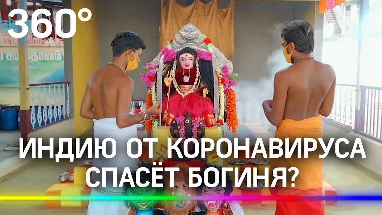 От коронавируса Индию спасёт богиня? Жители пытаются остановить пандемию, поклоняясь идолам